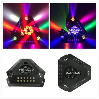 

8pieces disco stage laser led strobe light beam rgbw 6x10w led bee eye lighting dj spot lighting