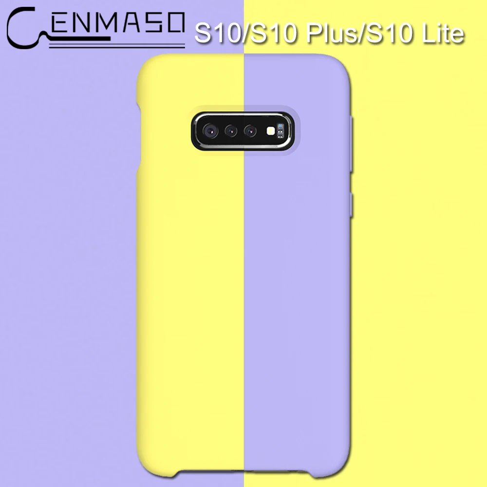 

S10Plus case For Samsung Galaxy S10 Plus soft silicon case For Samsung S10 Lite liquld silicone back cover ultra thin matte case