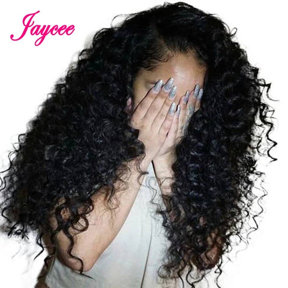 Jaycee Hair Malaysian Deep Wave Hair Lace Frontal 13*4 Ear to Ear One Piece 10-20 Inches Remy Human Hair Closure Frontal