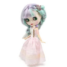 Ледяной обнаженный завод Blyth кукла серии No. BL1049/4006 фиолетовый микс Мятные волосы белая кожа соединение тела Neo