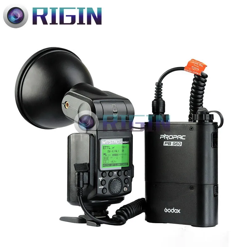 

New Arrival Godox 2.4G Wireless X system AD360II-C Powerful and Portable Flash + PB960 Battery Pack Kit E-TTL For Canon