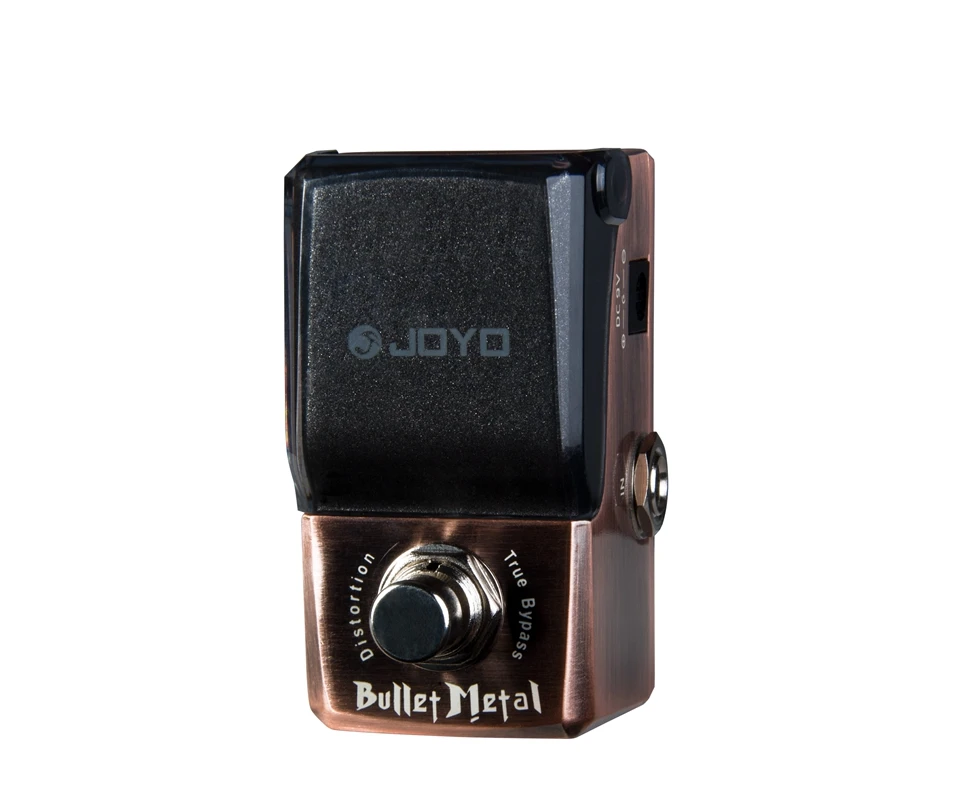 

JOYO Distortion Guitar Effect Pedal Ironman Bullet Metal Pedal For Metal Guitar Player Built-in GATE Function Shielding Noise