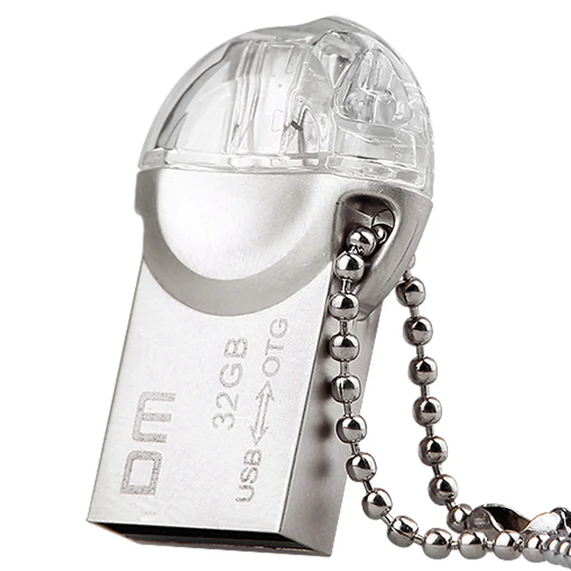 DM PD002 USB Flash Drive 32G 16G 8G OTG Smartphone Pen Drive Micro USB Portable Storage Memory Metal waterproof USB Stick