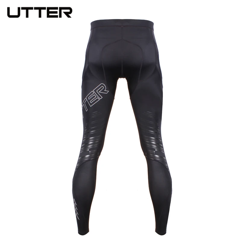 UTTER J13 Men Black Compression Pants Sports Running Tights Jogging Leggings Fitness Gym Clothing Tights for Fitness Sportswear