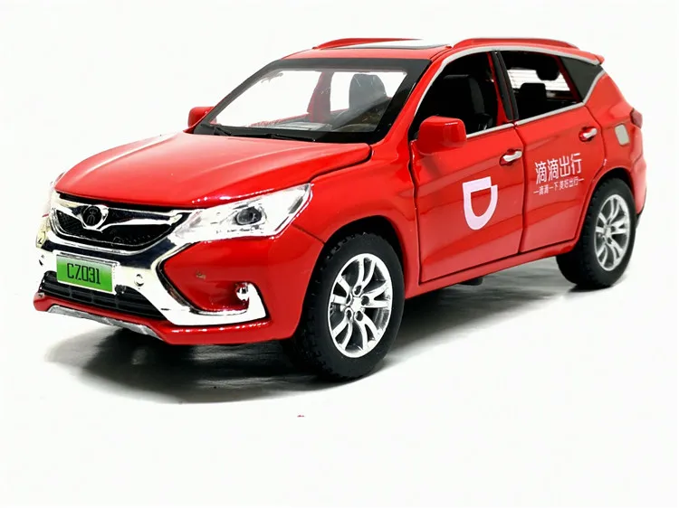 B 1:32 энергия BYD Song модель автомобиля SUV литые игрушечные машинки для детей подарки мальчик игрушки подарки - Цвет: B