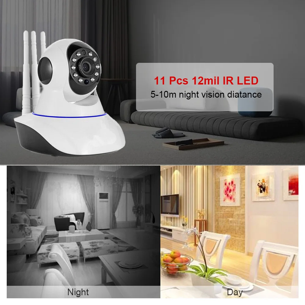  1080P IP Camera Baby Monitor Wifi Wireless Home Security Camera Surveillance Video Camera Night Vis - 32975391373