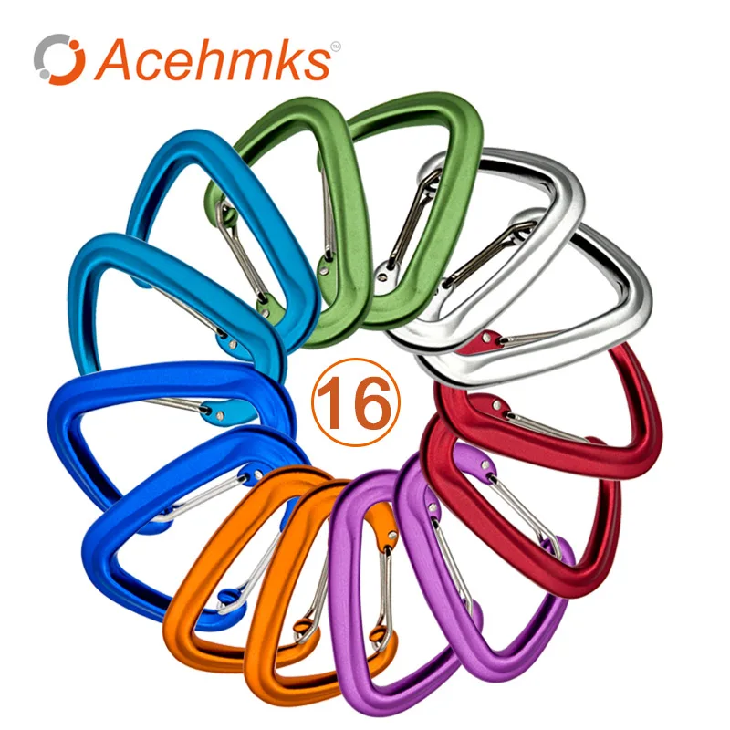 

Acehmks Aluminum Hammock Buckle Carabiner Magnesium Alloy Quick Hanging Belts Hook Clasp Camping Equipment