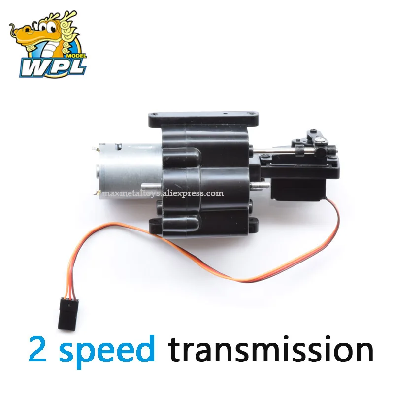 Skup WPL Upgrade WPL skrzynia biegów akcesoria część zamienna oryginalny WPL OP montaż 2 prędkość transmisji B14B16 B24 C14 C24 dostępny 4*4 6*6