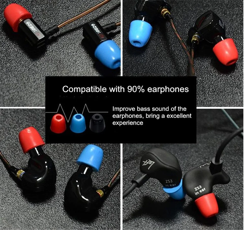 2 Pcs_KZ_Noise_Isolation_Memory_Foam_Tips_Sponge_Ear_Pads_for_In_Ear_Earphone_Headset_Headphone_Enhanced_Bass_Ear_Pads_For_ZS10 (6)