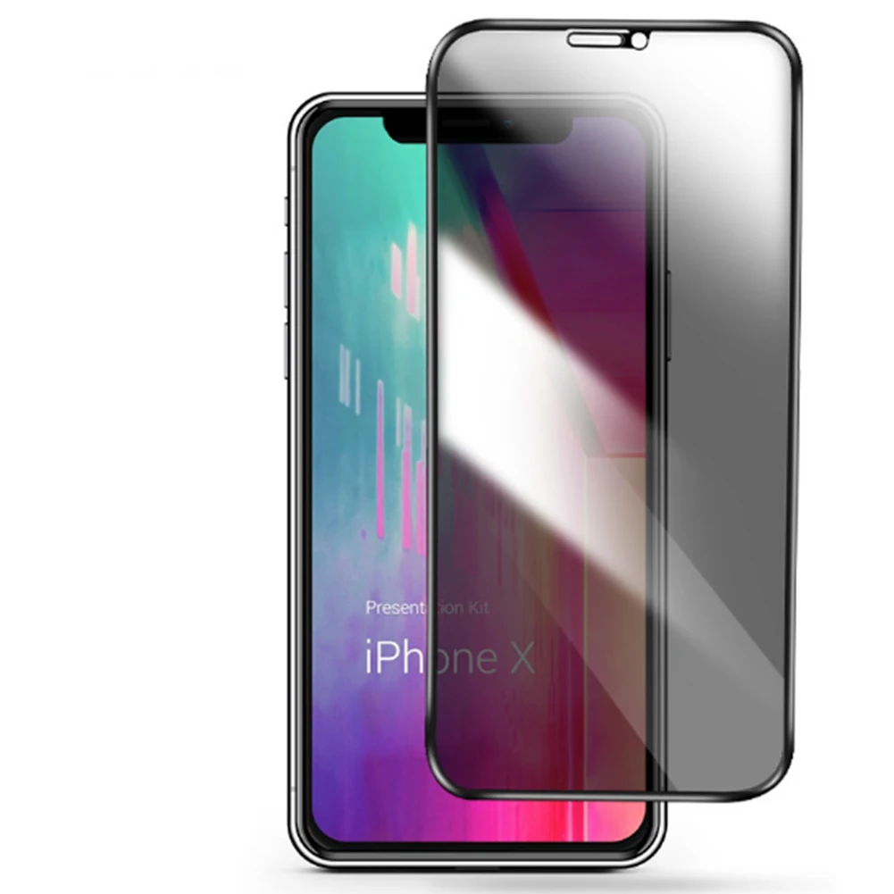 Privacy Protector Film Tempered Glass Screen for iPhone XS MAS X XR Anti Peeping Protection 7 8 Plus | Мобильные телефоны и