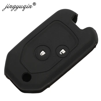 Keyforkess 50 pz/lotto Nuovo Custodia In Silicone Per Accord CRV Odyssey Per Honda 2 Pulsante Modificato Vibrazione Pieghevole Caso Chiave A Distanza - Jingyuqin 50 pz lotto Nuovo Custodia In Silicone Per Accord CRV Odyssey Per Honda 2