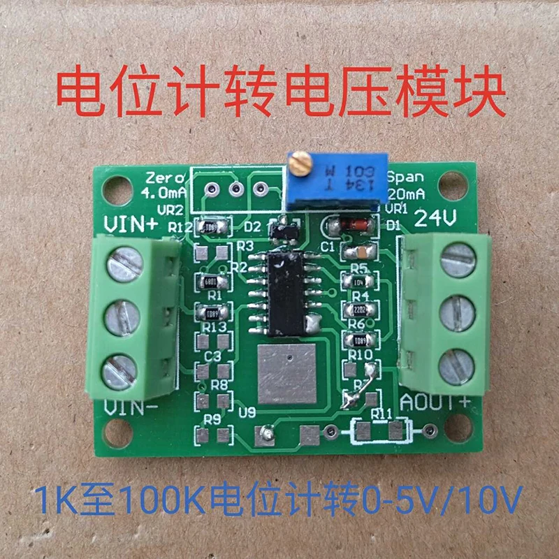 

Potentiometer Resistor Scale 0-5/10v 0-1k/5k/10k Voltage 0-5/10v Adjustable Analog Module