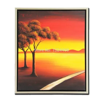 

Sunset Clouds!!100% Hand-painted Wall Art Home Decoration Modern Landscape Oil Painting On Canvas Free Shipping