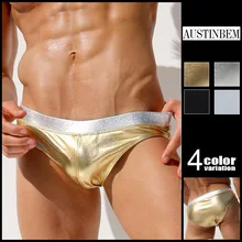 Бренд AUSTINBEM металлические ощущения мужские купальники сексуальные мужские плавки бассейн доска пляжные короткие трусы Горячие мужские шорты купальные sunga