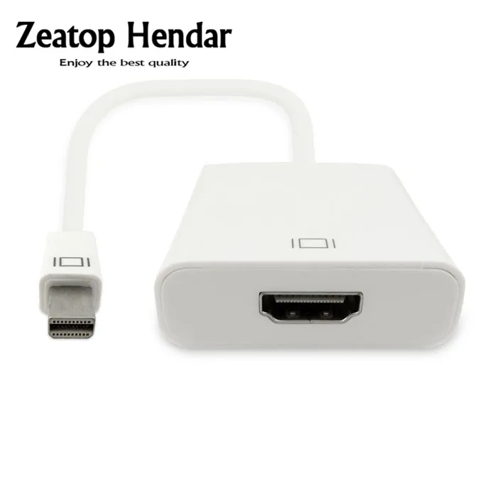1Pcs Mini DisplayPort to HDMI Display Port for MacBook Pro to TV