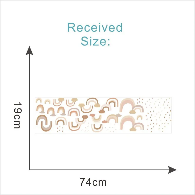 Tofok мультфильм Радуга капля DIY красивые наклейки не стену детская комната украшение дома клей ТВ диван фон наклейки