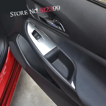 

Left Hand Drive! Auto Inner Door Side Window Armrest Switch Button Cover Decoration Trim For Chevrolet Cruze/ Holden Cruze 2017