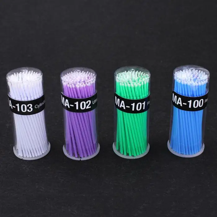 2019 Горячая продажа 100 шт./кор. зубная микро-щетка одноразовые материалы Аппликаторы зубов палочки средство для гигиены полости рта уход