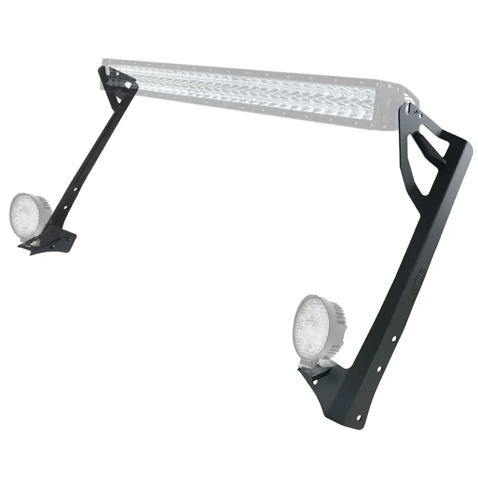 52" LED Light Bar Windshield Mount Bracket For 2007-2018 Jeep Wrangler A-pillar - View #6