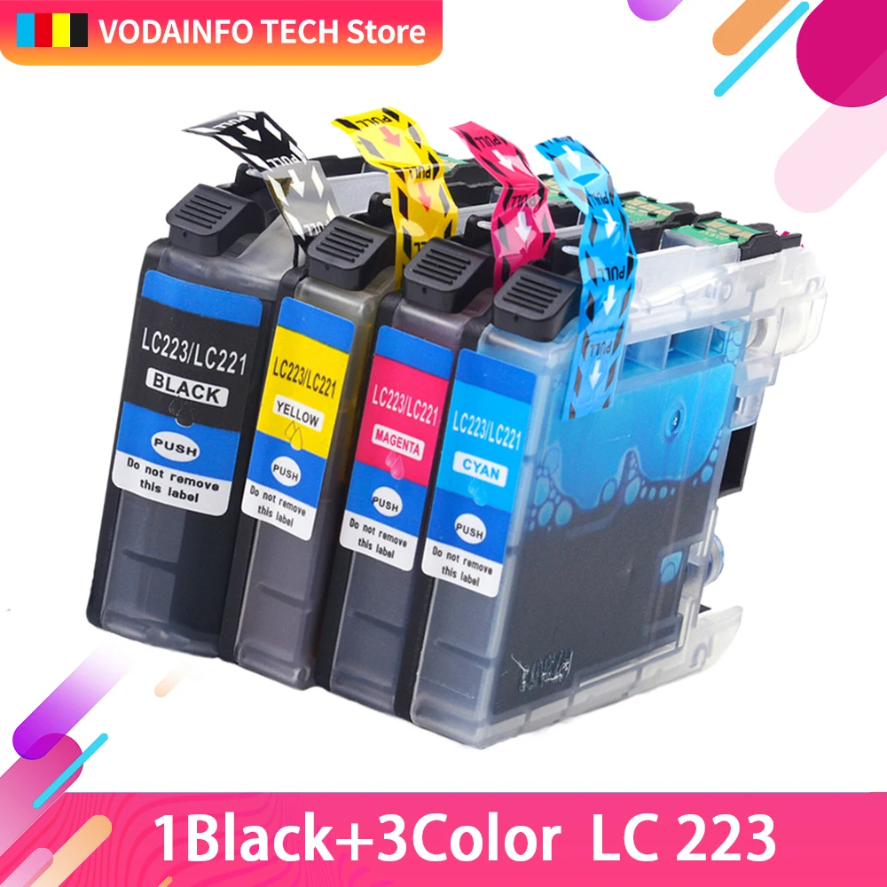 

LC223 LC221 Compatible Ink Cartridge For Brother LC223XL MFC-J4420DW J4620DW J4625DW J5625DW J480DW J680DW J880DW J5320DW