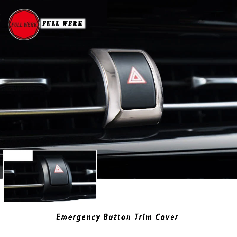 1 piece ABS Chrome Car Emergency Light Switch Button Cover Frame Trim Decoration for Toyota CHR C-HR 2017 2018 Accessories 1 piece ABS Chrome Car Emergency Light Switch Button Cover Frame Trim Decoration for Toyota CHR C-HR 2017 2018 Accessories