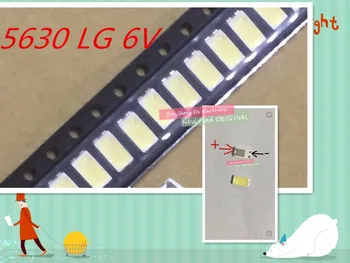 

50PCS For LG LED LCD Backlight TV Application Middle Power LED LED Backlight 1W 6V 5630 Cool white LED LCD TV Backlight NEW