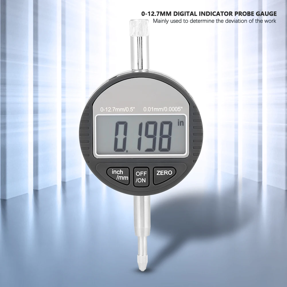 ANENG Цифровой зонд индикатор Калибр 0-12,7 мм/0,5 ''часы DTI 0,01 мм/0,0005'' тест