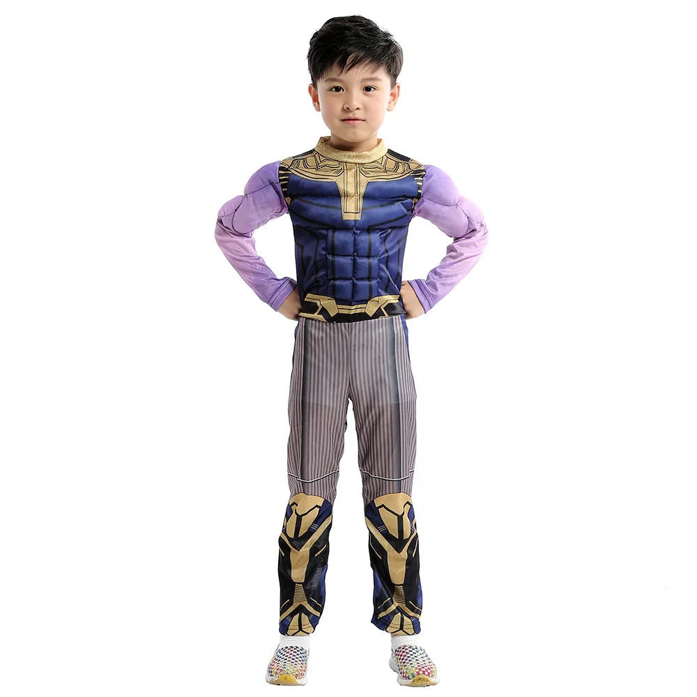JYZCOS Kids Avengers Endgame Thanos Costume Mask Infinity Gauntlet Glove Halloween Costumes for Boys Marvel Superhero Cosplay JYZCOS Kids Avengers Endgame Thanos Costume Mask Infinity Gauntlet Glove Halloween Costumes for Boys Marvel Superhero Cosplay