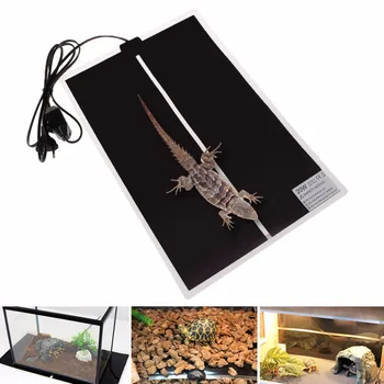 5/7/14/20W 220-240V EU Plug Adjustable Temperature Pet Heating Mat Tortoise Amphibians Warmer Bed Mat Reptiles Supplies 1