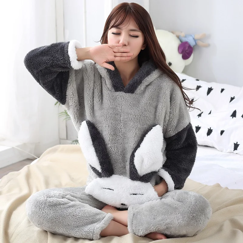 women winter pajamas sets (5)