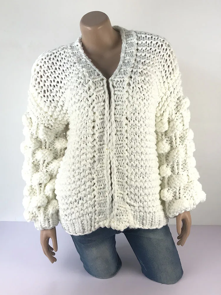 DANJEANER Korean Style Women Hand Knitted Ball