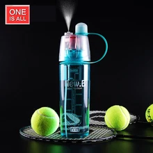 600 ml Spray de Agua Creativo Mis Deportes Botella de Agua De Paja Botella Espacio Resistente Nutrición Bici Botellas Vaso