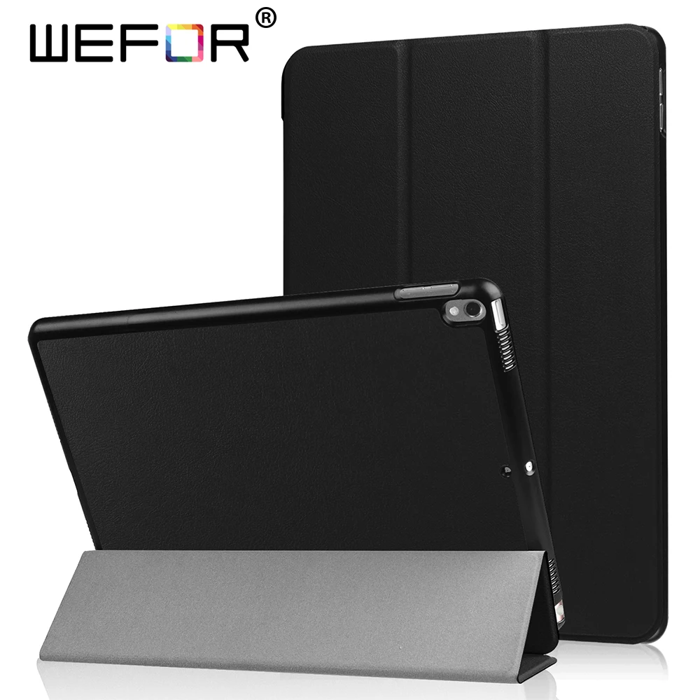 Чехол Smart Case для iPad Pro 10.5 a1701/a1709, из искусственной кожи Ultra Slim Light Вес крышка магнита автовключение/складной сон стоять Fundas