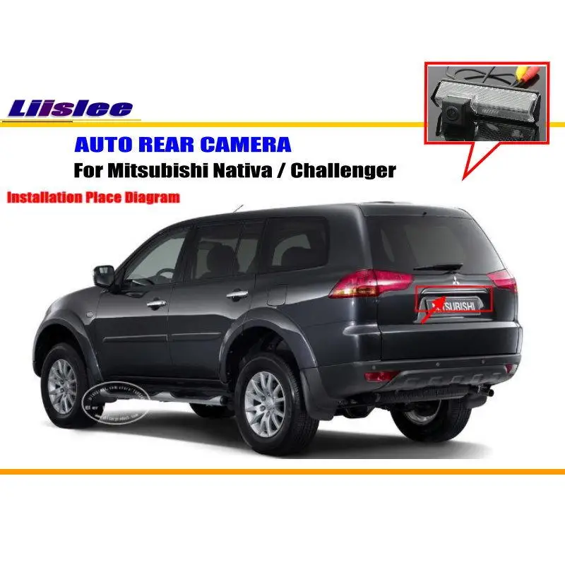 Автомобильная камера заднего вида для Mitsubishi Nativa Challenger RCA NTST PAL OEM | Автомобили и
