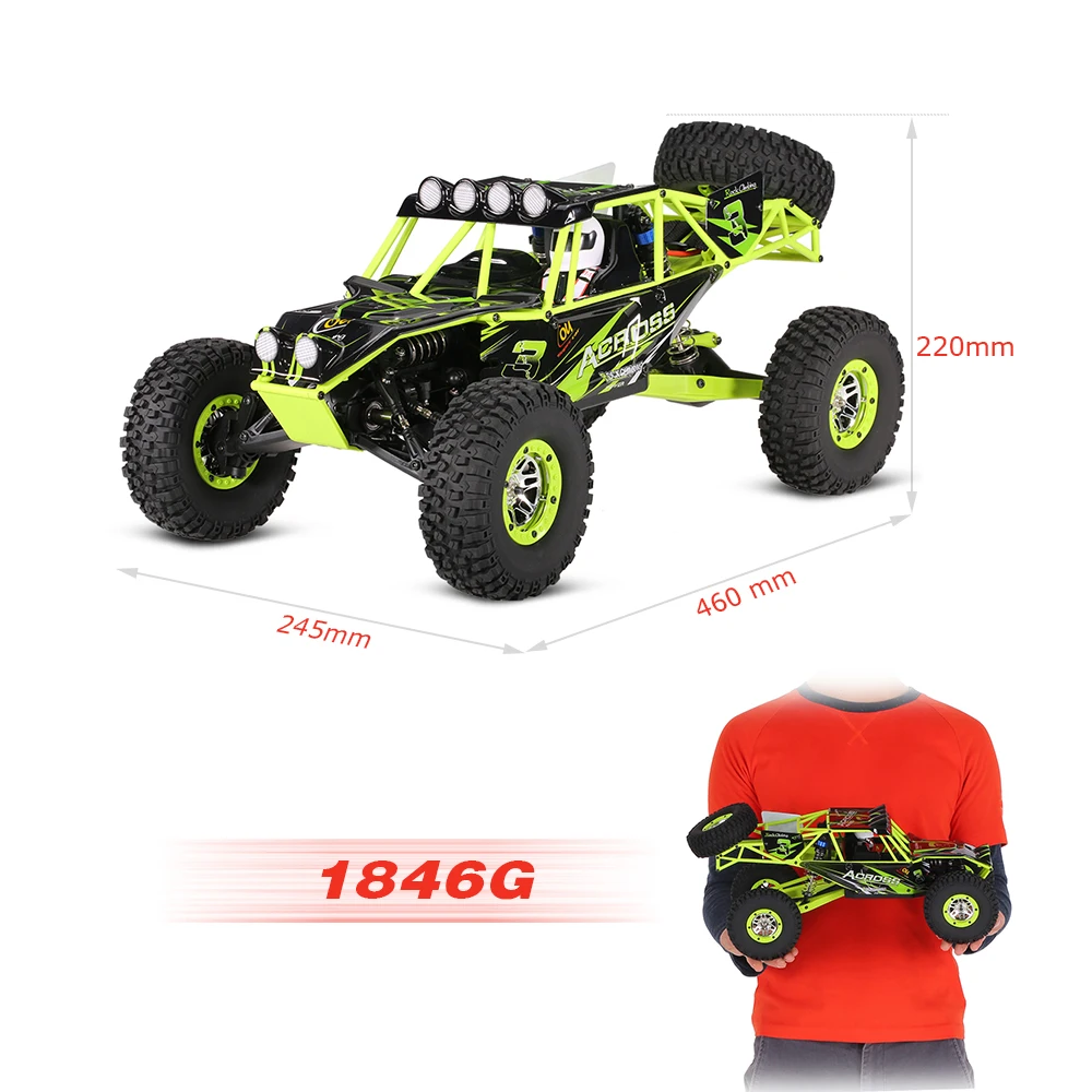 WLtoys 10428 1:10 RC Автомобиль 2,4G 4WD электрический матовый Рок Гусеничный RTR внедорожник дистанционное управление внедорожный veicoli Модель игрушечных транспортных средств