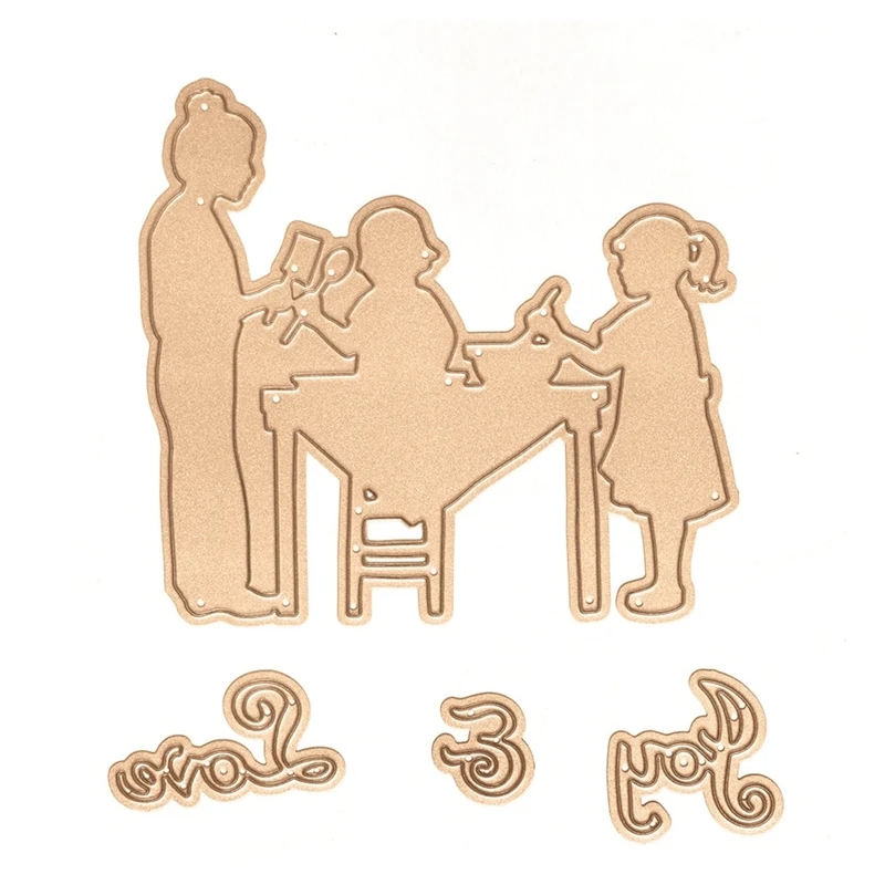 

Love Joy Enjoy Cooking Metal Cutting Dies Stencil For DIY Scrapbooking Decorative Embossing Paper Craft Die Cutting Template