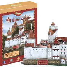 3D головоломка, бумажная модель, румынский замок, подарок на день рождения, сделай сам, игрушка в мире, отличная архитектура, подарок на Рождество для малышей, 1 шт