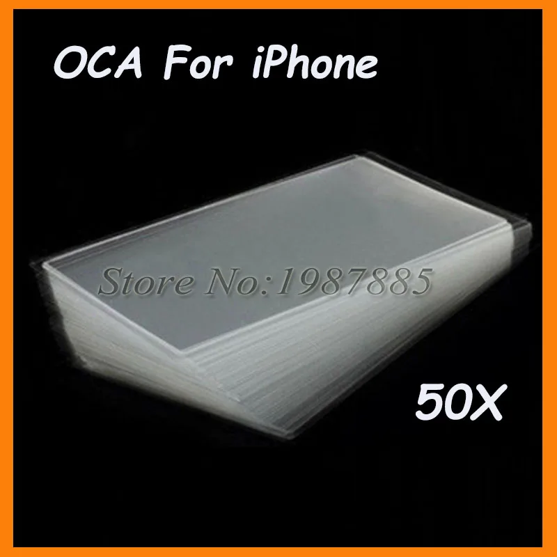 50 шт./лот 250um OCA Оптический прозрачный клей для iPhone 6 6S 7 plus 4 4S 5 5S 5C сенсорная