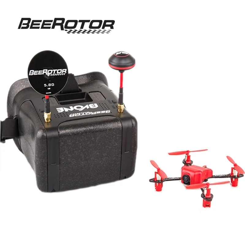 BeeRotor 5 8g 25mw 32CH LT105 BNF микро FPV гоночная камера Дрон 4-осевой Квадрокоптер и 8G VR очки |