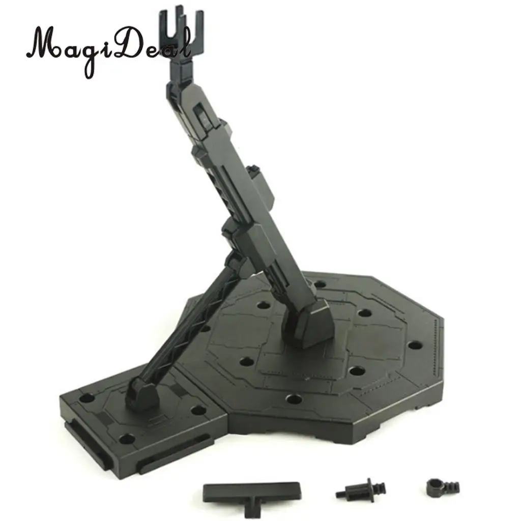 MagiDeal 1Pc Plastic Action Base Stand Display Support for 1/100 MG Gundam Action Figure Model Dolls 4Colors