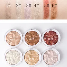 Дропшиппинг Хайлайтер для макияжа крем с мерцающим эффектом пудра для лица водостойкий с длинным блеском тени для век светящийся бронзатор различных оттенков