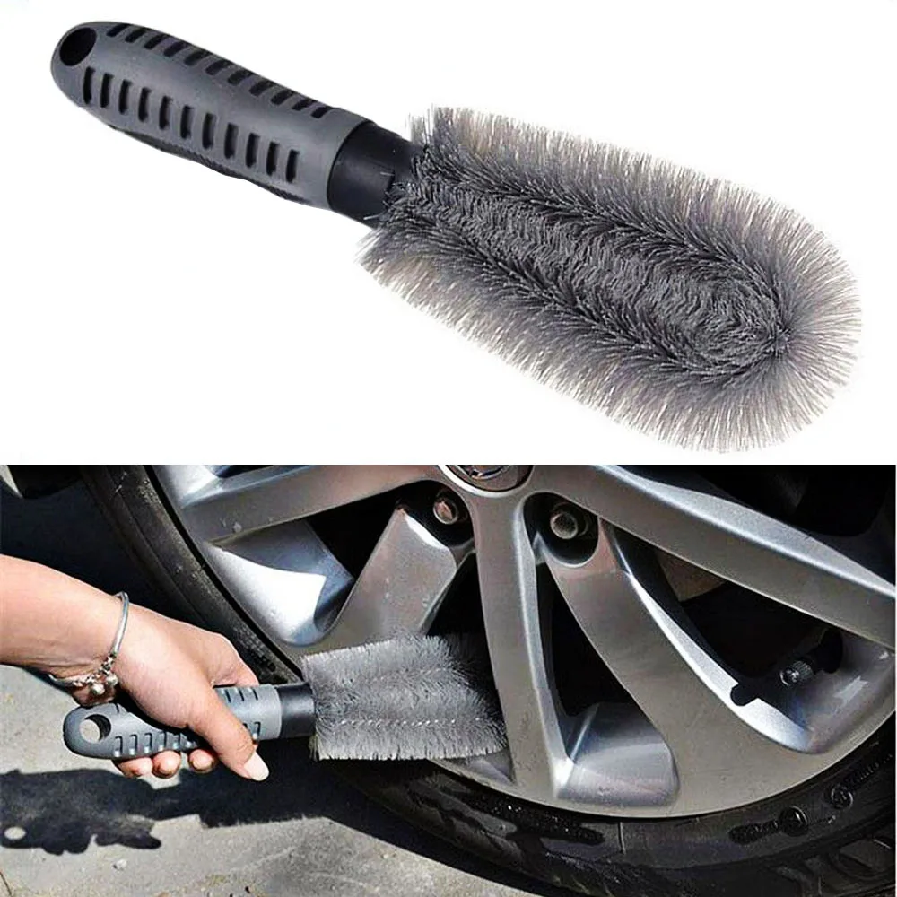 New Car wheel brush wheel rims tire washing brush vehicle cleaning brush car scrub brush (1)