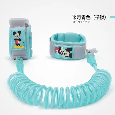 Disney Mommy сумка USB бутылка Оксфорд сумка для коляски Многофункциональный рюкзак Водонепроницаемый для беременных сумка для подгузников Микки Маус - Цвет: 1.8m With lock 02