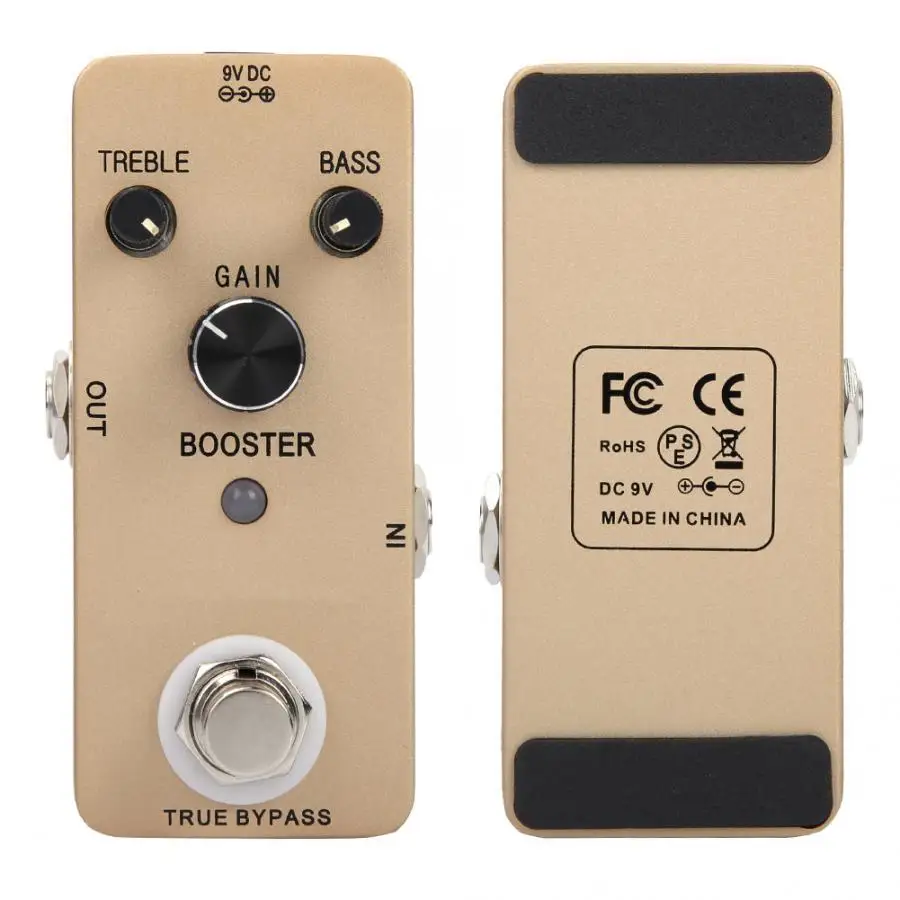 

Electric Buffer Electric Guitar Effect Pedal Clean Boost True Bypass Full Metal Shell Guitar Parts Accessories