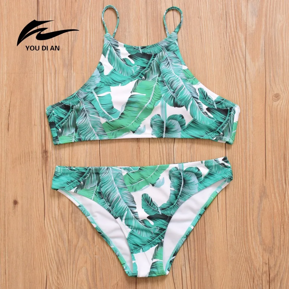 

YOUDIAN Sexy Micro Bikinis Women Bikini 2017 Swimsuit Low Waist Bathing Suit Push Up Swimming Suit Beach Swimwear Set High Neck