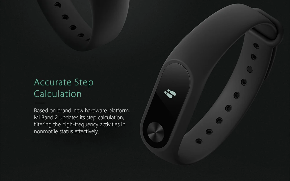 Original Xiaomi Mi Band 2 Smart Watch with Bluetooth 4.0