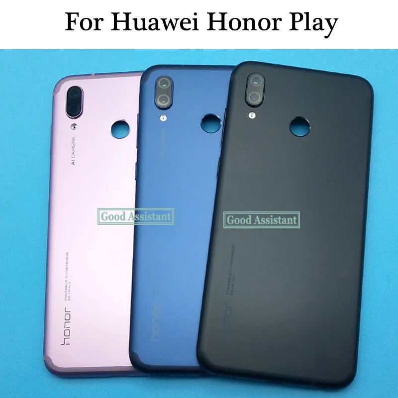 Синий/черный/фиолетовый 6,3 дюймов для huawei Honor Play COR-AL00 COR-AL10 COR-TL10 COR-L29 задняя Батарея крышка дверца батарейного Корпус задний Чехол