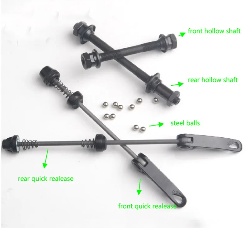 Free-Shipping-bike-skewers-Quick-Release-Shaft-hollow-shaft-Bicycle-Front-rear-Axle-Mountain-Bike-Shaft