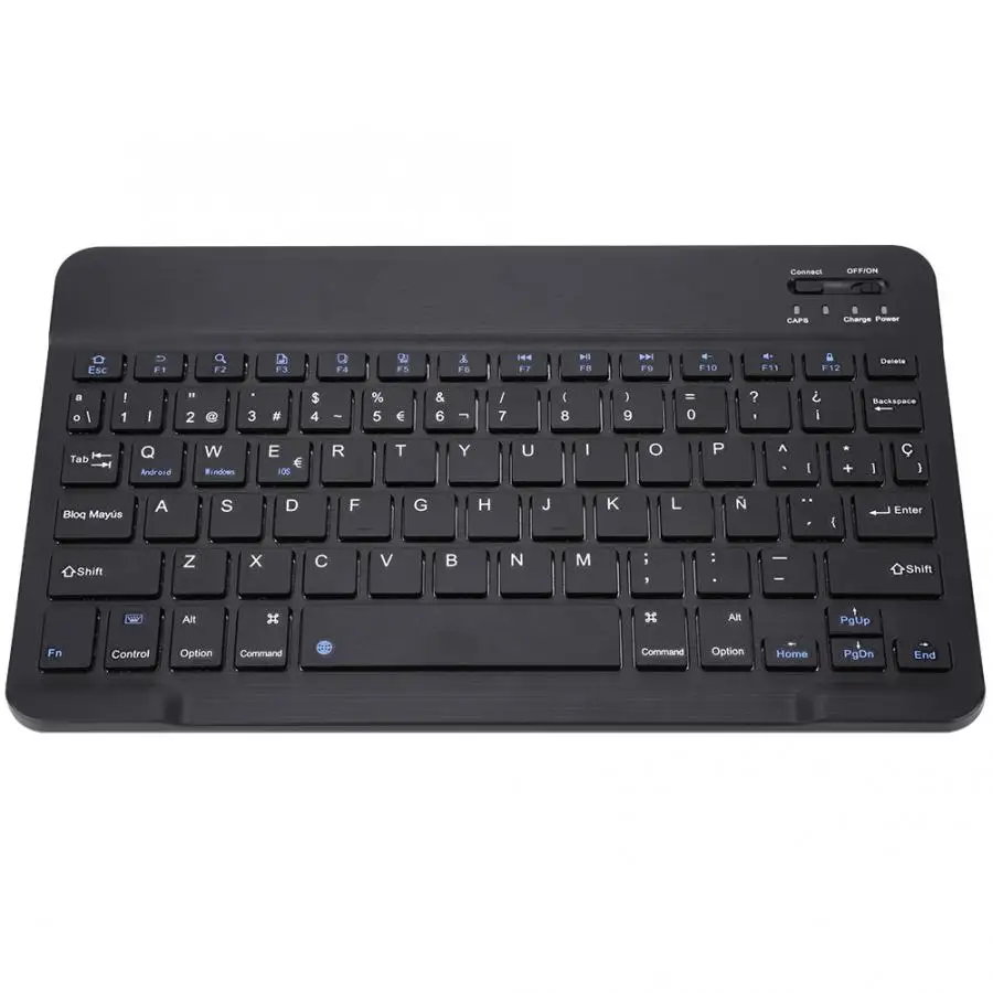 

Mini Portable Wireless Bluetooth 3.0 Spanish Keyboard Touchpad for IPAD/Microsoft/Android Spanish Keyboard