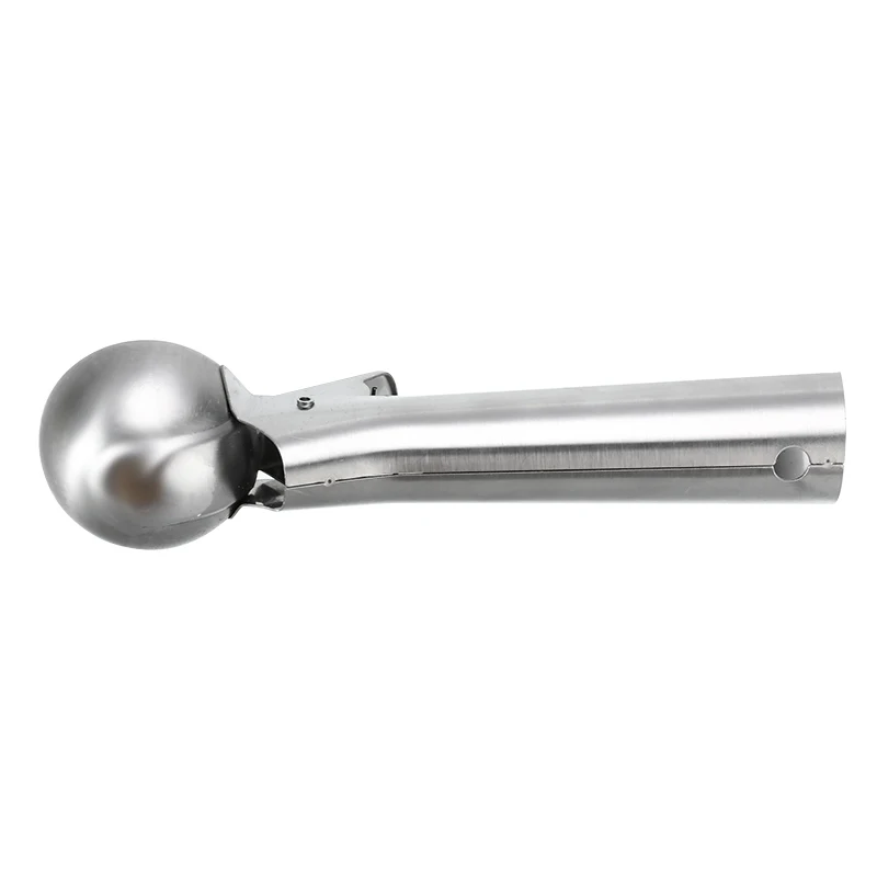 Durable Stainless Steel Ice cream Scoop Practical Ice Ball Maker for Mash Fruit Food Spoon Kitchen Tools Frozen Yogurt Dipper